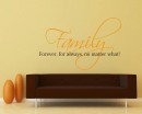 Family Forever Quotes Wall Decal Family Vinyl Art Stickers